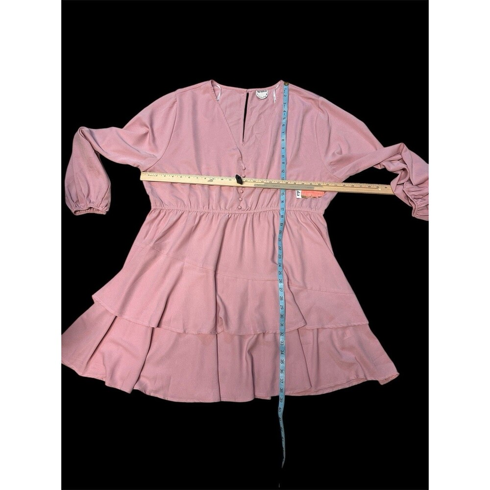 Arula Mauve Pink Womens Size C 3X Mini Dress Style BD6270G-AS New NWT - Picture 10 of 12